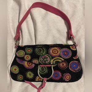 NWOT beaded handbag. Beautiful colors.